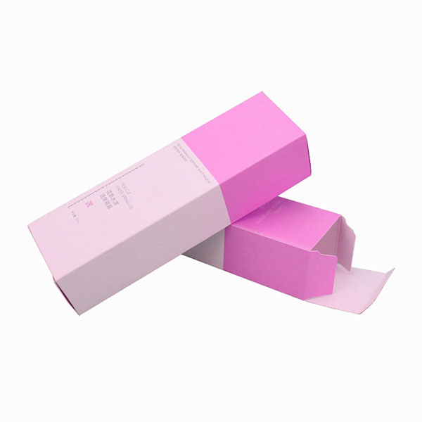 Luxury cosmetic skincare white paper tuck end folding cartons