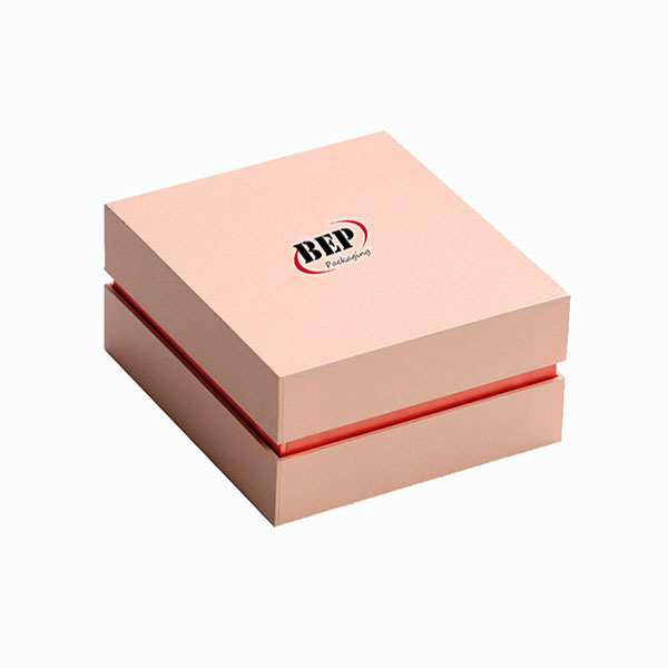 Lid and bottom two-piece rigid box for luxury packaging