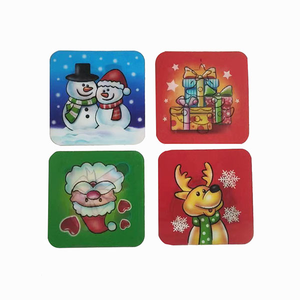 3D lenticular printing Christmas cards