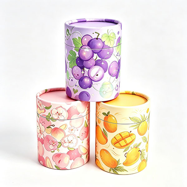 Custom round paper cardboard tube box packaging